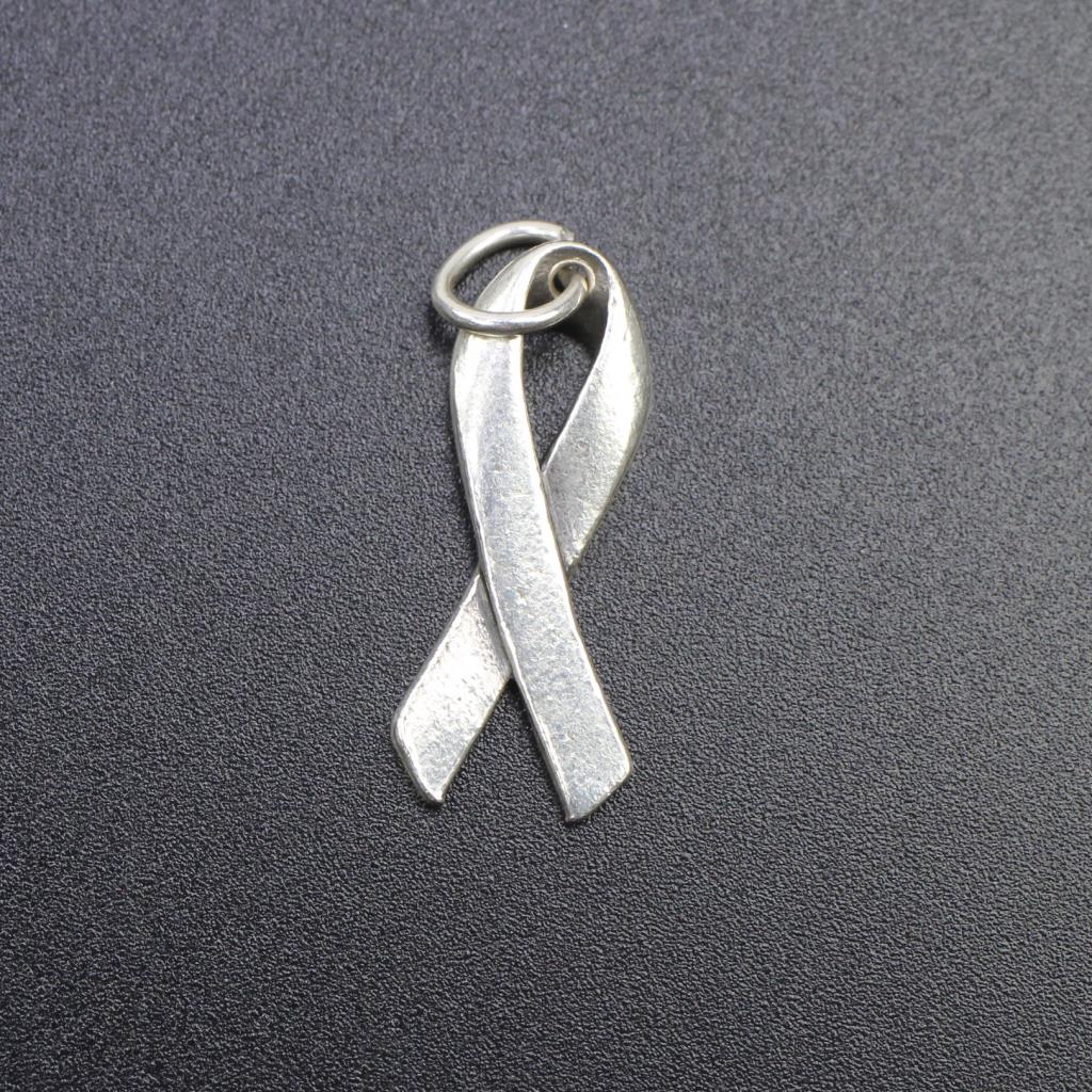 James Avery Sterling Silver Awareness Ribbon Charm Property Room