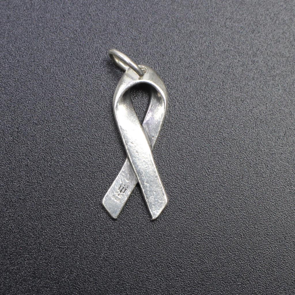 James Avery Sterling Silver Awareness Ribbon Charm Property Room