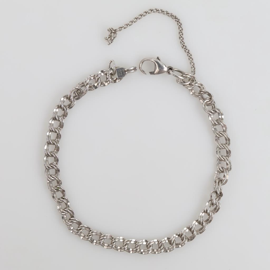 James Avery Sterling Silver Double Curb Chain Bracelet