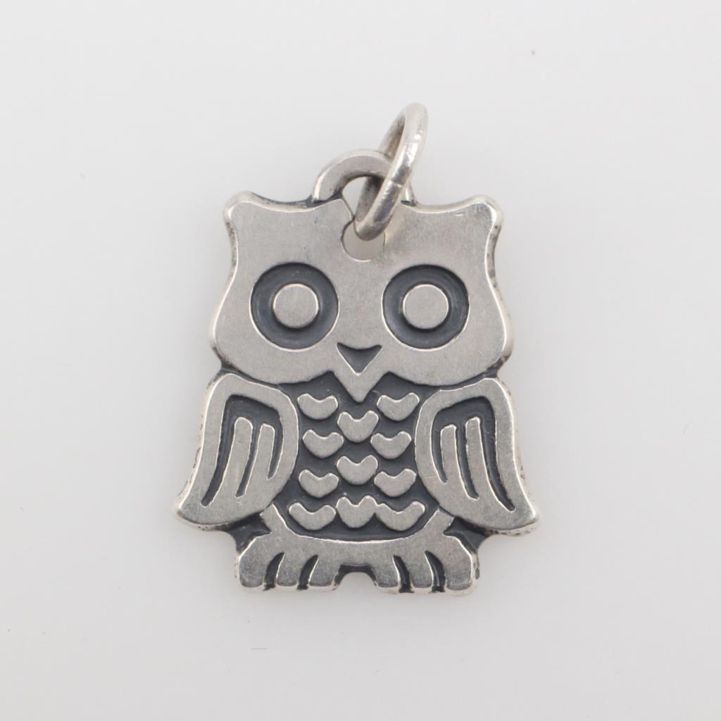James Avery Sterling Silver Hooty Owl Charm Property Room