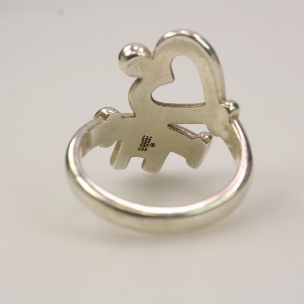 James Avery Sterling Silver "Key To My Heart" Ring Property Room