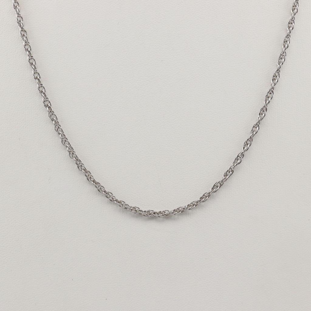 James Avery Sterling Silver Light Rope Necklace Property Room