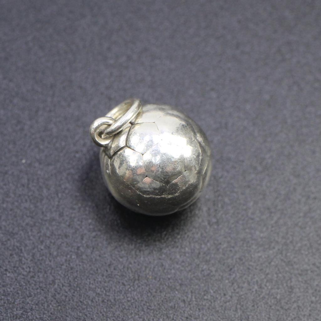 Sterling Silver Soccer Ball Bracelet Charm, Sports, Football, Jewelry
