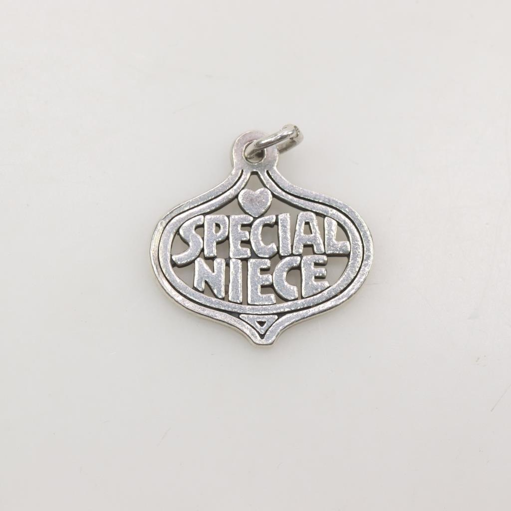 James Avery Sterling Silver Special Niece Charm Property Room