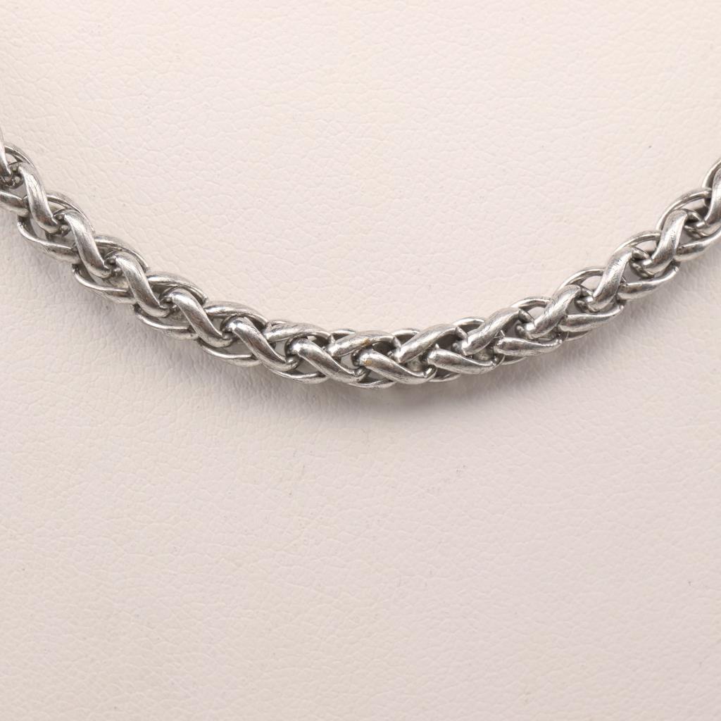 James Avery Sterling Silver Spiga Chain Necklace Property Room