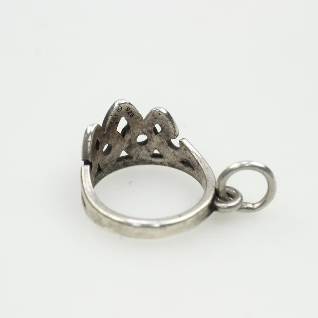 James Avery Sterling Silver Tiara Charm Property Room
