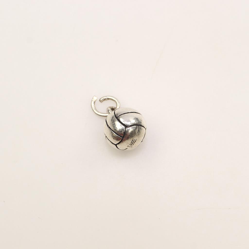 James Avery Sterling Silver Volleyball Charm Property Room