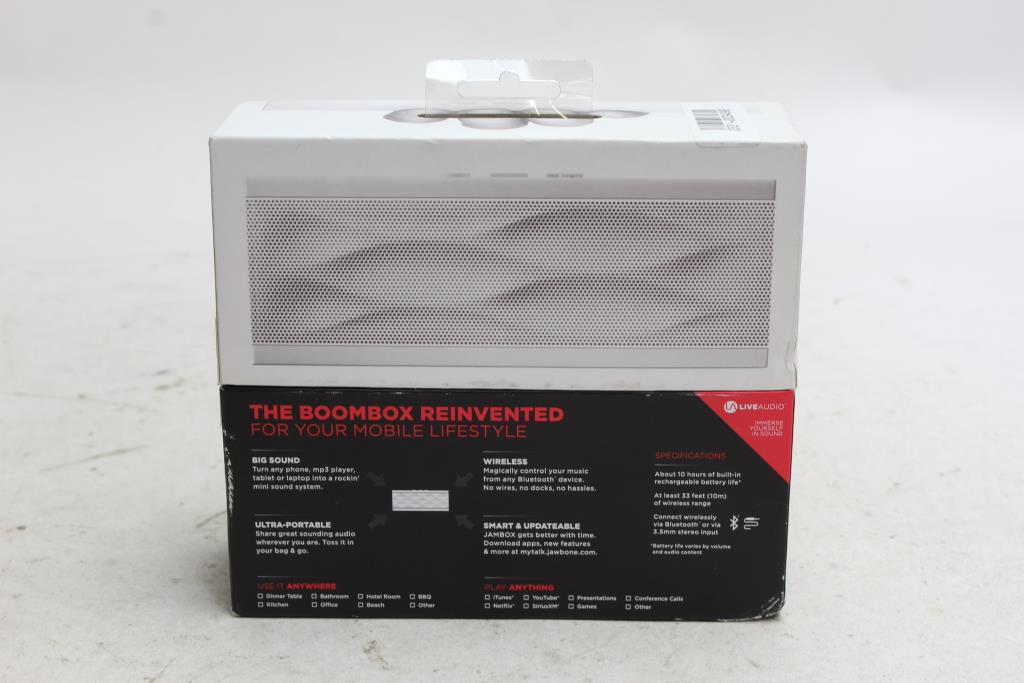Jawbone Jambox Bluetooth Speaker Property Room