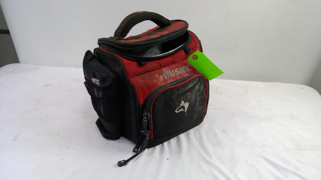 Jaw-Locking Pliers, Hex Keys, Zip Ties, And More In Husky Tool Bag