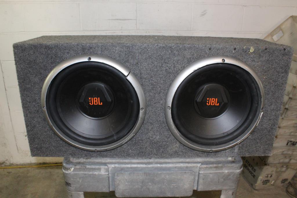 JBL Car Speaker With Attached JBL Amplifier Property Room