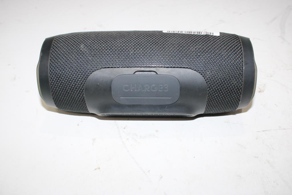 JBL Charge 3 Waterproof Portable Bluetooth Speaker (Black) Property Room
