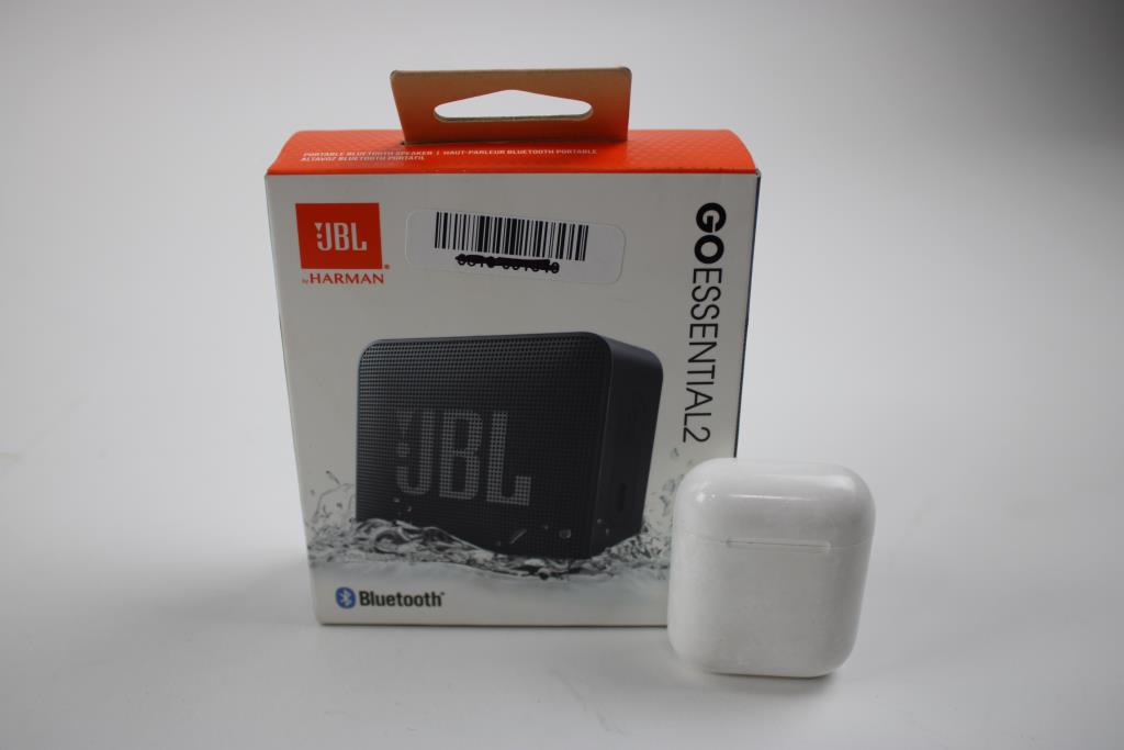 JBL Essential 2  Speaker & Apple Airpods