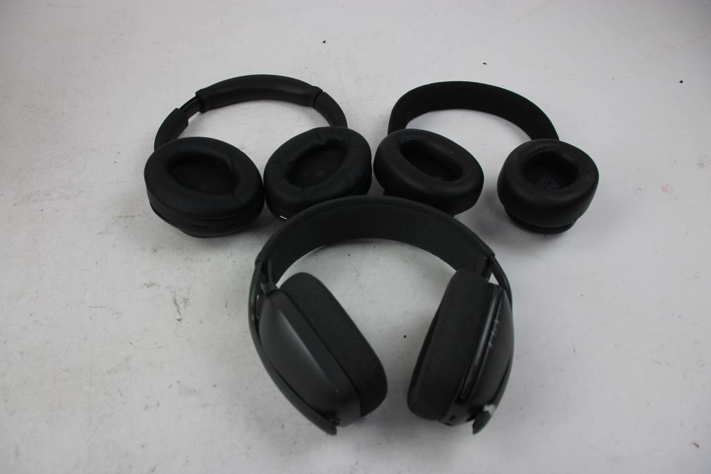 JBL, Sony, Logi Headphones 3 Pieces