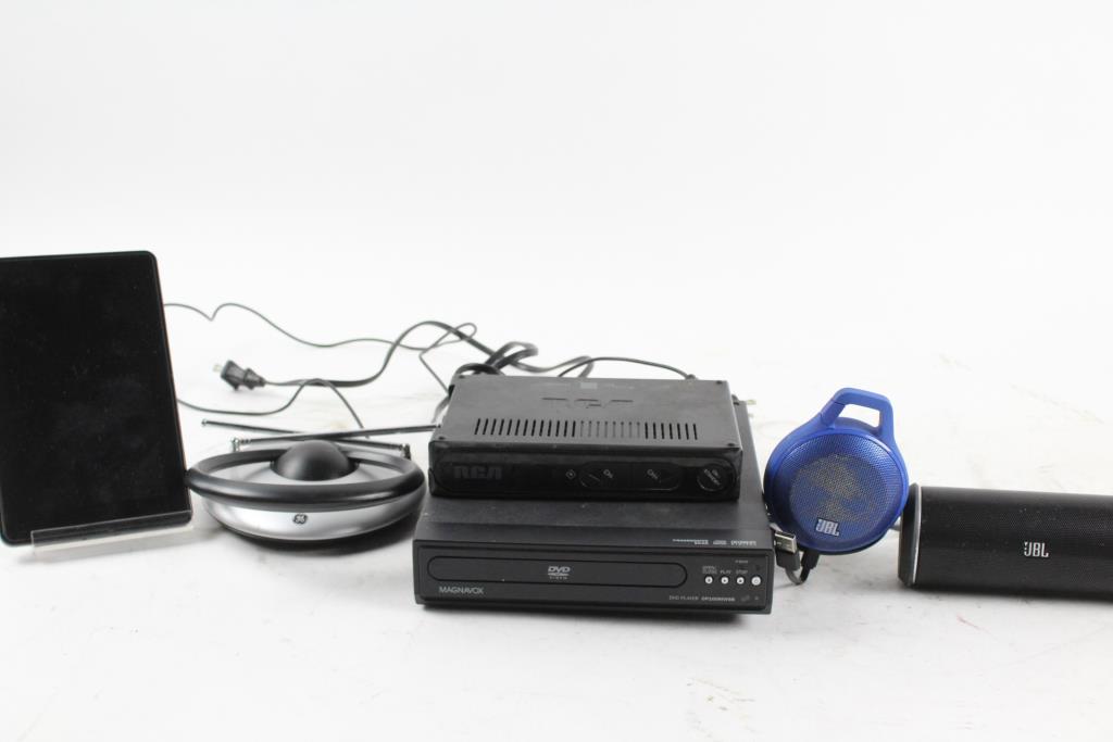 JBL Speakers Magnavox DVD Player And More, 10+ Pieces Property Room