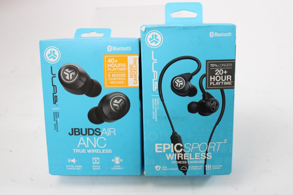 JBL Tune 110, JLAb Headphones And Others 5 Pieces Property Room