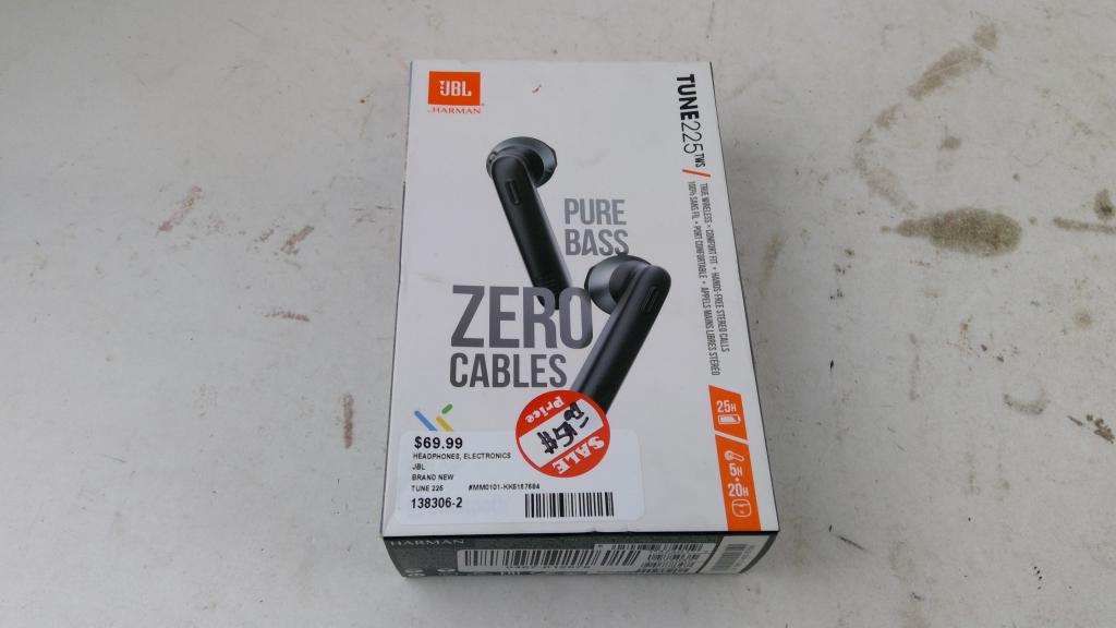 JBL Tune 225 Wireless Earbuds