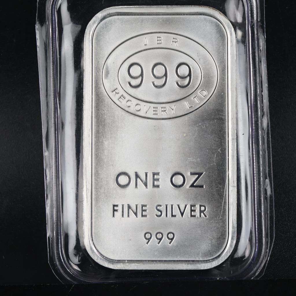 JBR Recovery LTD Fine Silver 1oz Bar