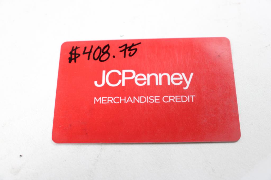 JCPenny Gift Card Property Room