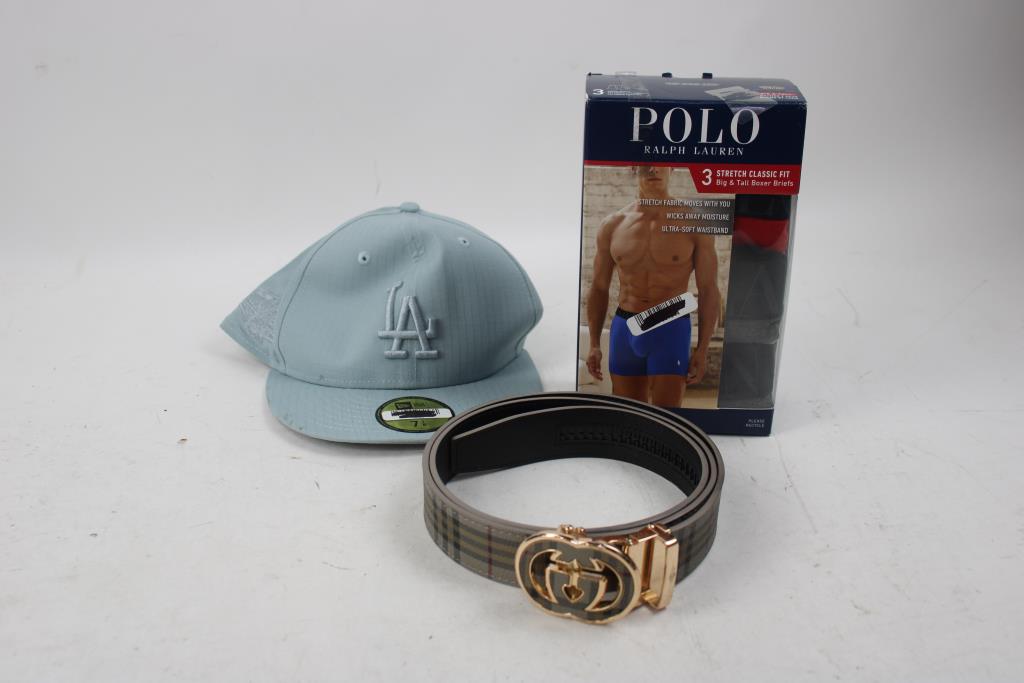 Jeans, Hat, Belt, Boxer Size 6 Pieces