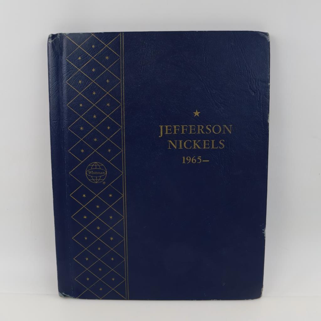 Jefferson Nickels Booklet 1965 With US Coins, 30+ Pieces
