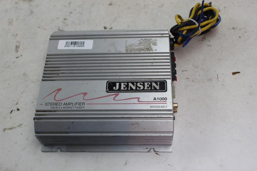 Jensen A1000 Bridgeable Stereo Amplifier Property Room