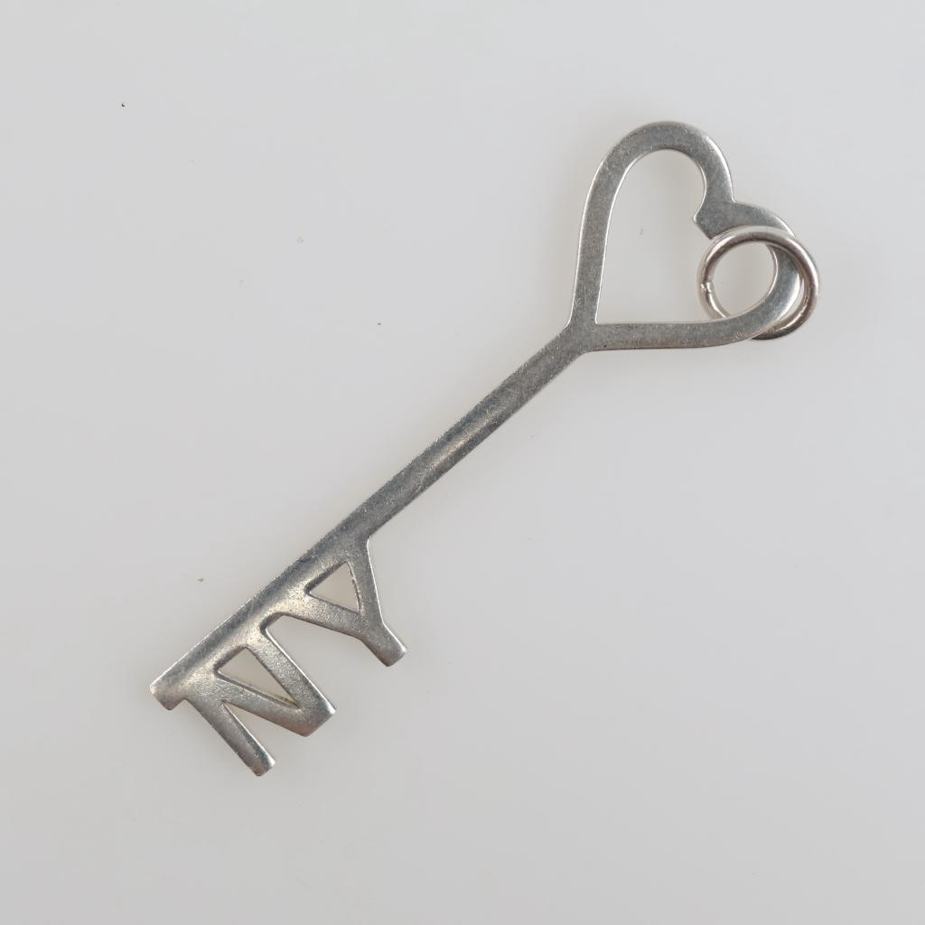 Jet Set Candy Sterling Silver New York Key Charm