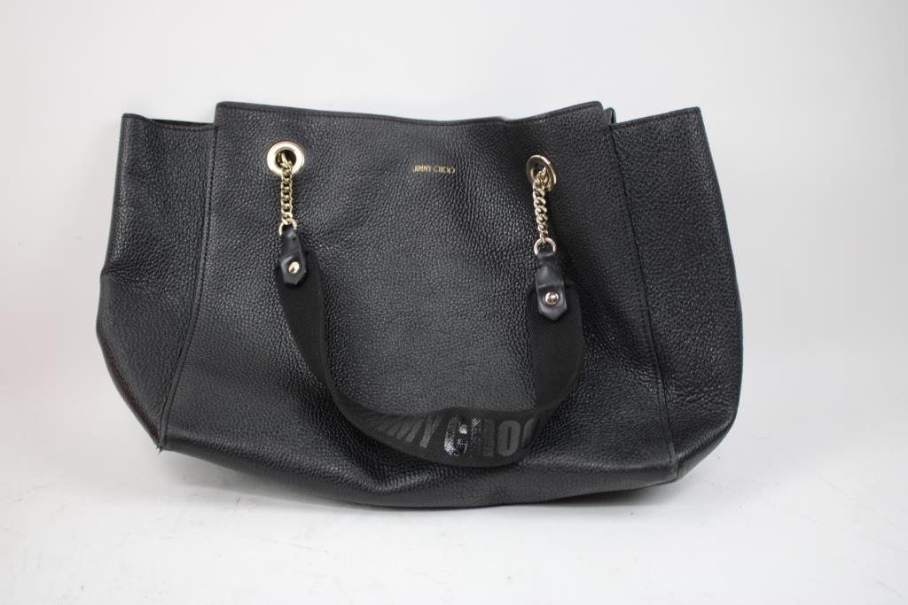 Jimmy Choo Black Leather Handbag