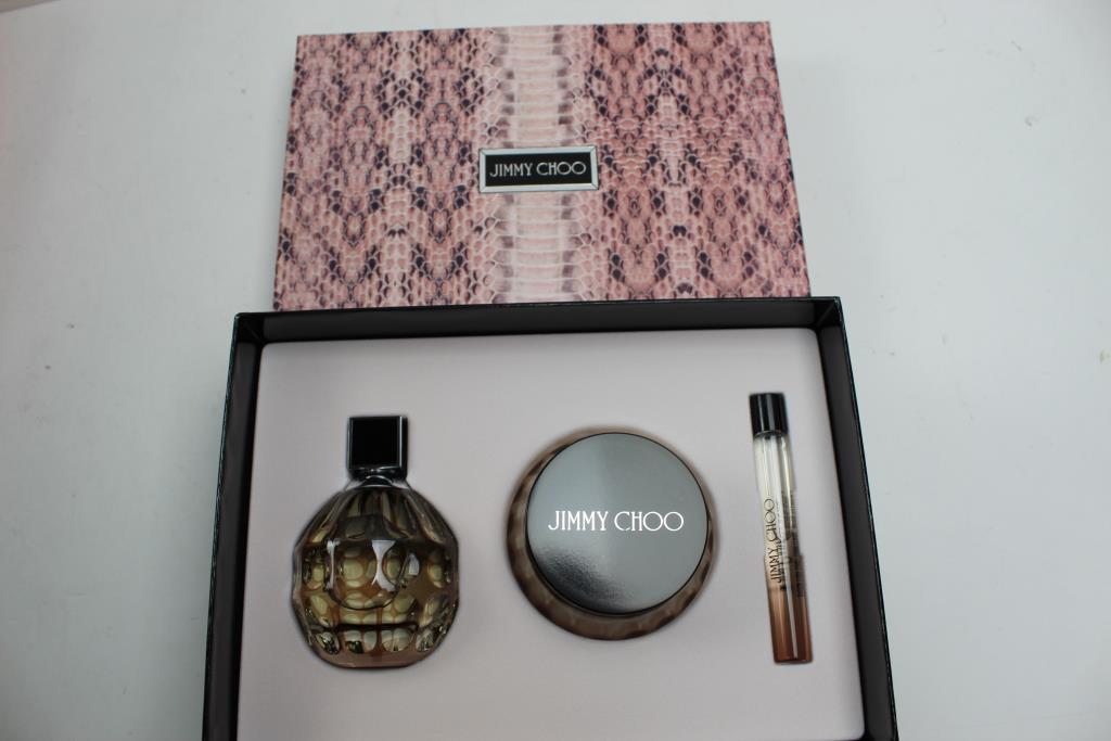 jimmy choo perfume and body lotion set