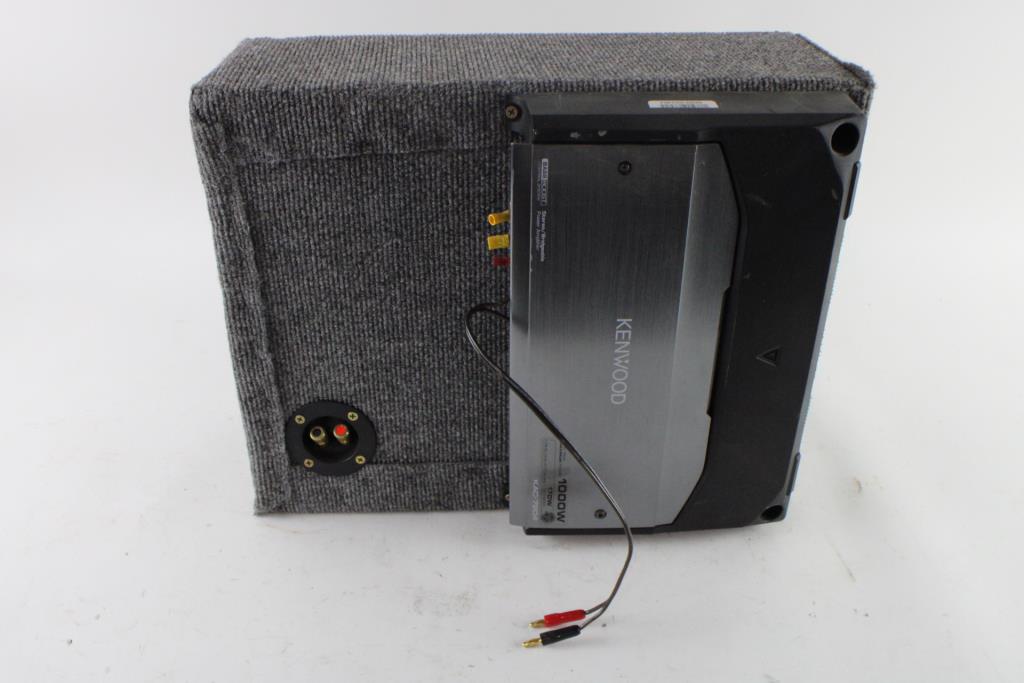 JL Audio Subwoofer With Kenwood Amp Property Room