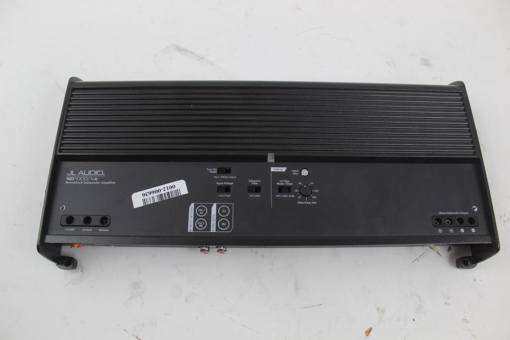 JL Audio XD1000 Monoblock Subwoofer Amplifier Property Room