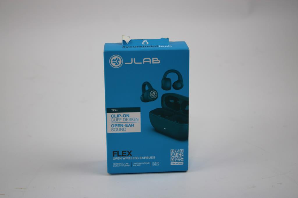 JLAB Flex Open Wireless Earbuds, Teal