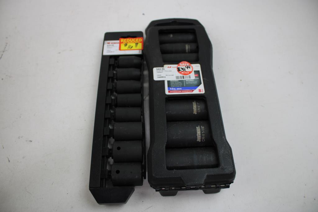 JobSmart 1/2" Drive Socket Sets, 2 Pieces