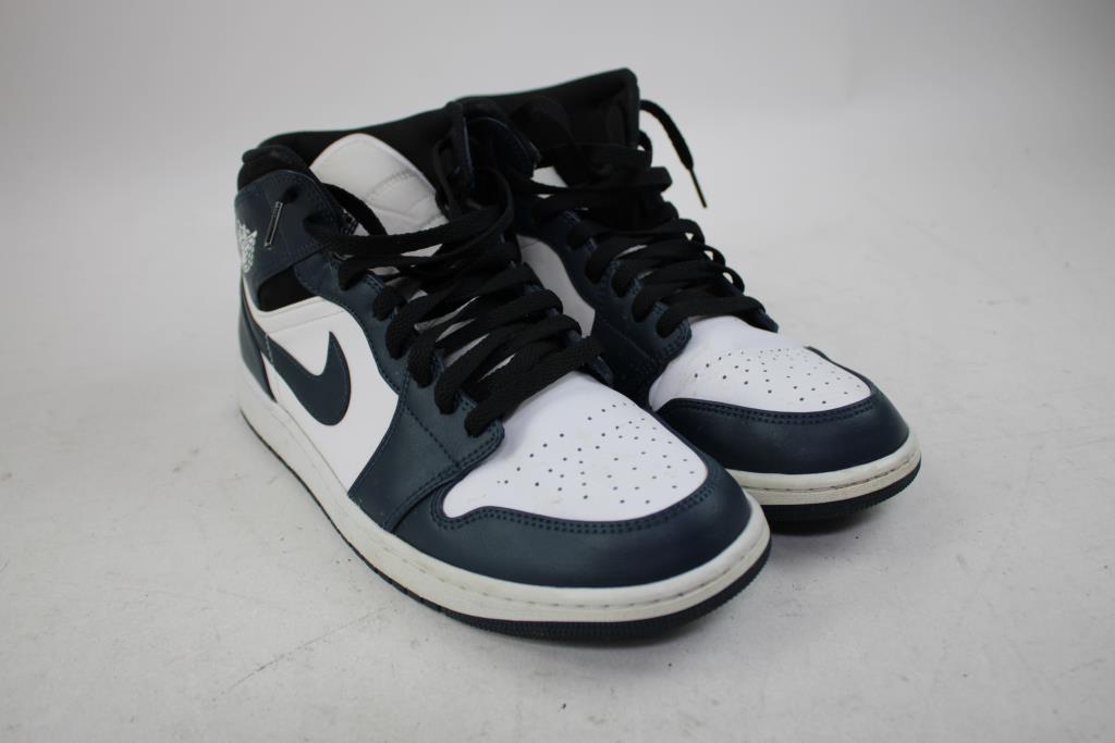 Jordan 1 Navy Men's Size 11 Sneakers, Jordan 5 Retro Olive Size 10.5 Sneakers, 2 Pieces