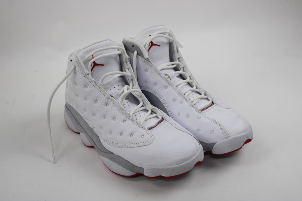 Jordan 13 Retro White Sneakers, Men's Size 11