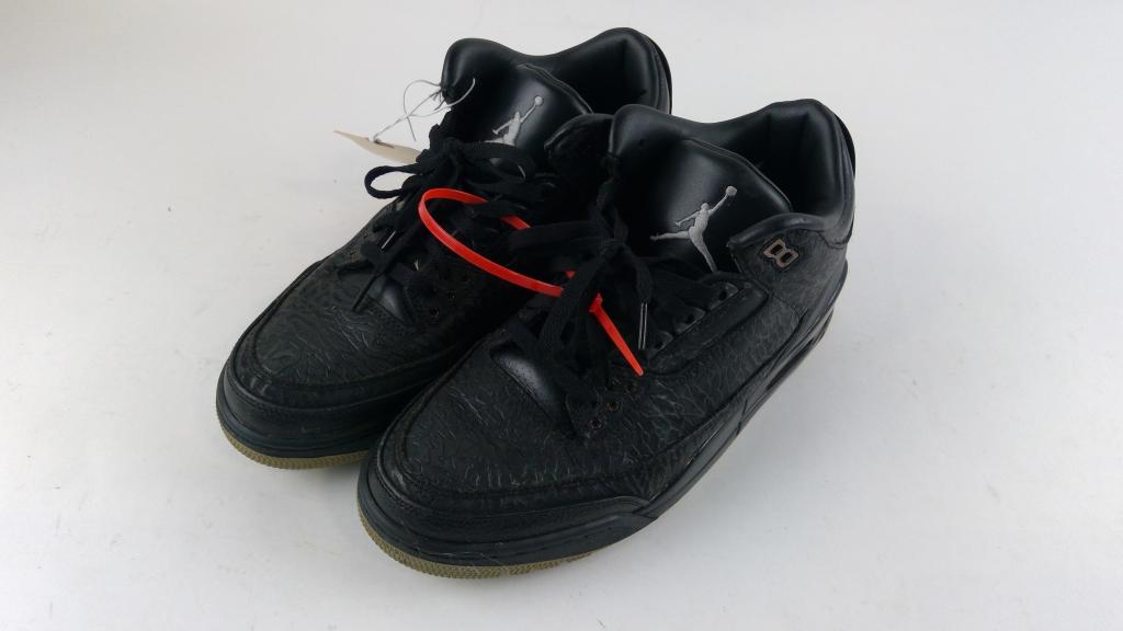 Jordan 3 Retro Black Flip Men's Shoes Size 10.5