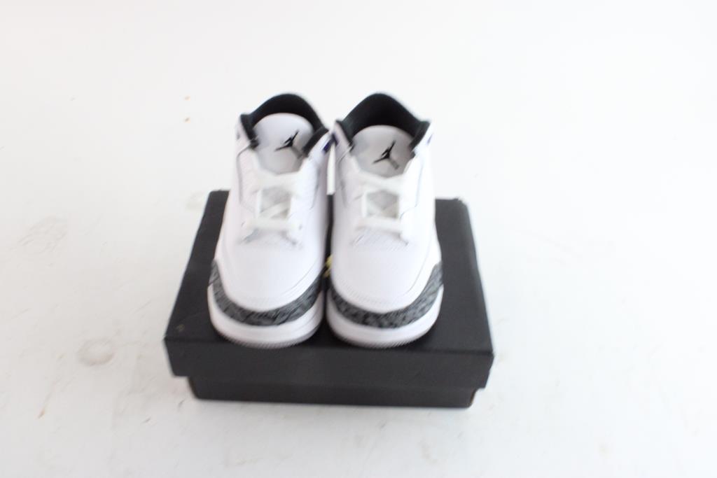 Jordan 3 Retro Shoes, Size 10c Property Room