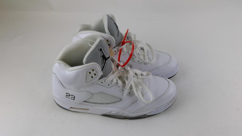 Jordan 5 Retro "Metallic White" Men's Shoes Size 10.5
