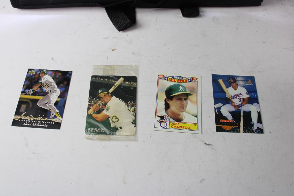 Jose Canseco Trading Card Lot Property Room
