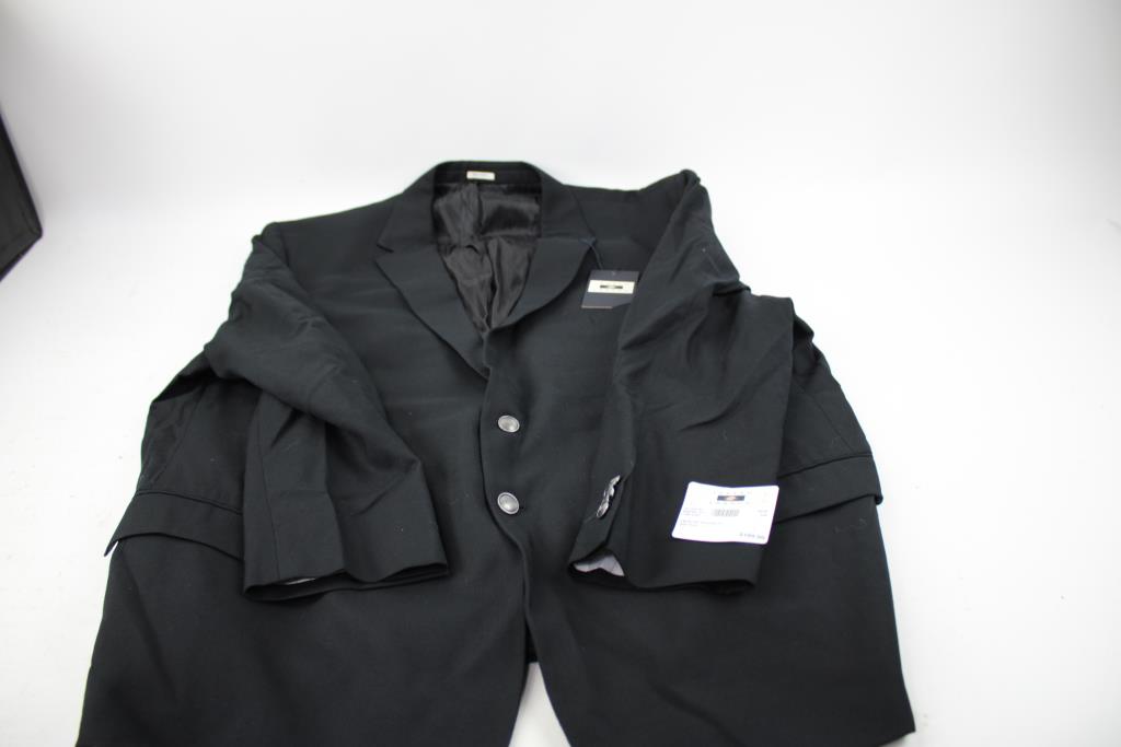 Joseph Abboud, Black Blazer Size 54R, 100% Wool