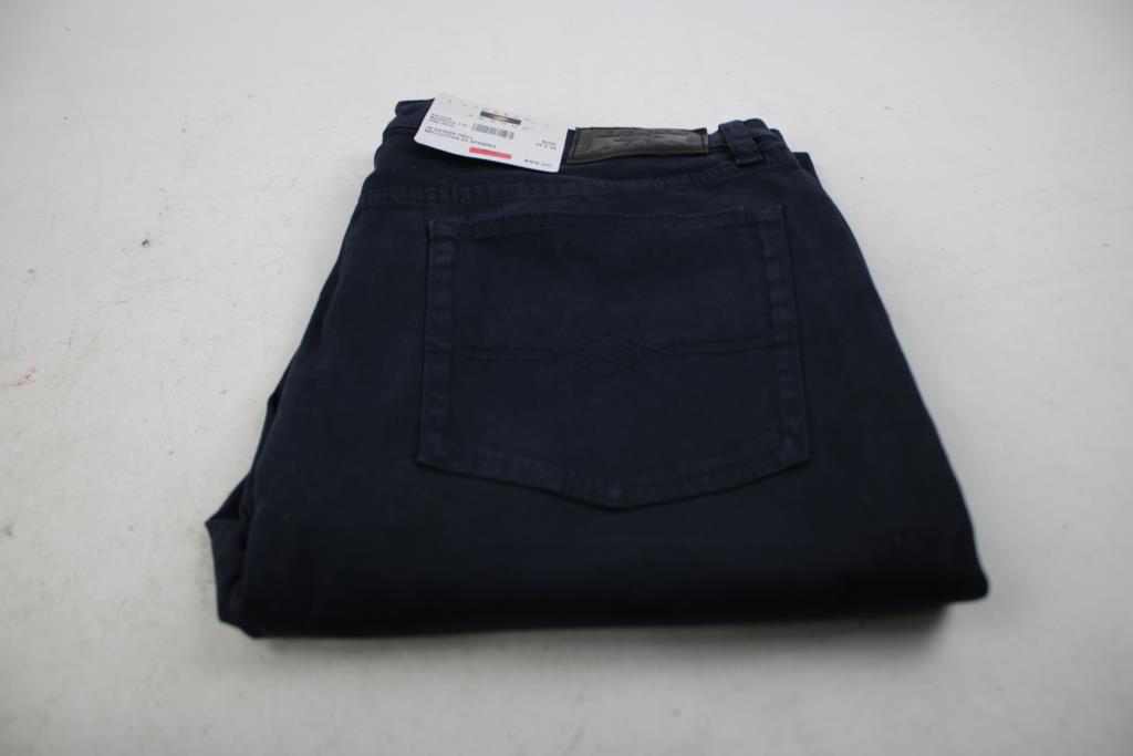 Joseph Abboud Sateen Twill Navy Pants, 32x34
