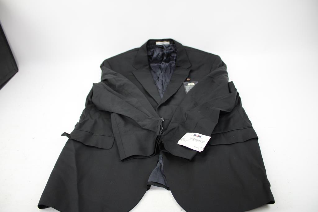 Joseph Abboud Suit Jacket, Black, Size 46R