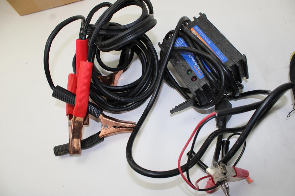 Jumper Cables, Portable Automatic Battery Charger, And More 20+ Pieces