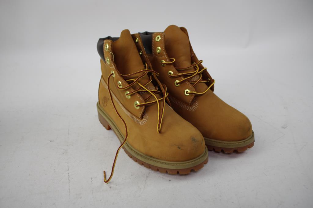 Junior Timberland Premiun 6" Waterproof Boots For Boys Size 7
