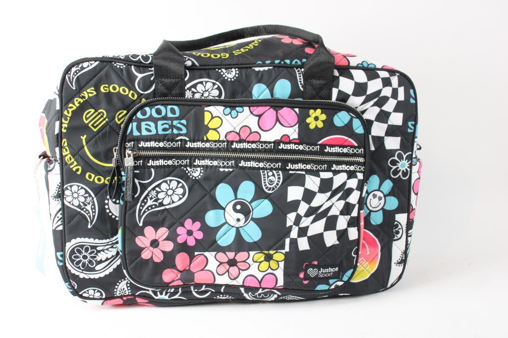 Justice Duffel Bag, Justice Wallet, And More, 5 Pieces Property Room
