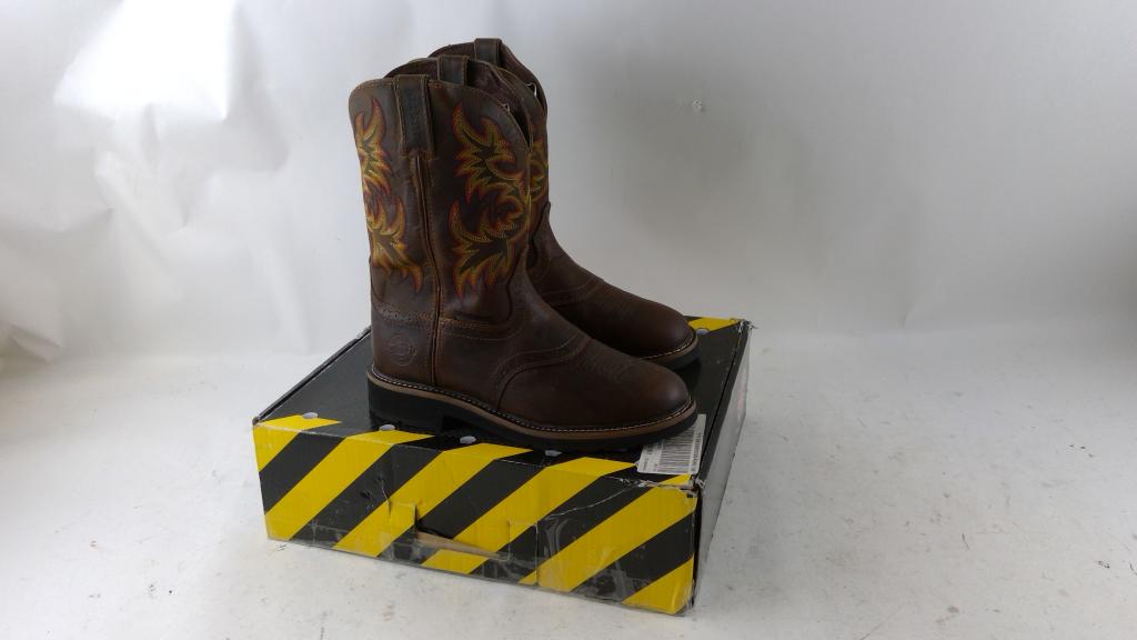 Justin Workboots Size 10