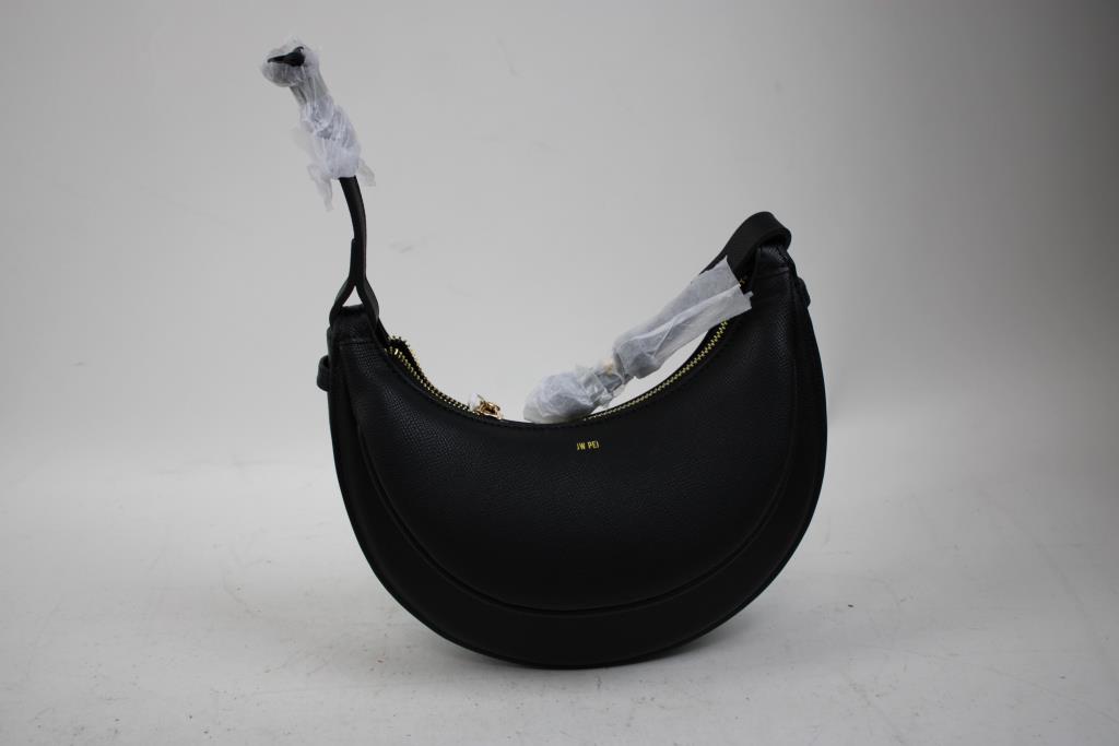 JW PEI Black Leather Shoulder Bag