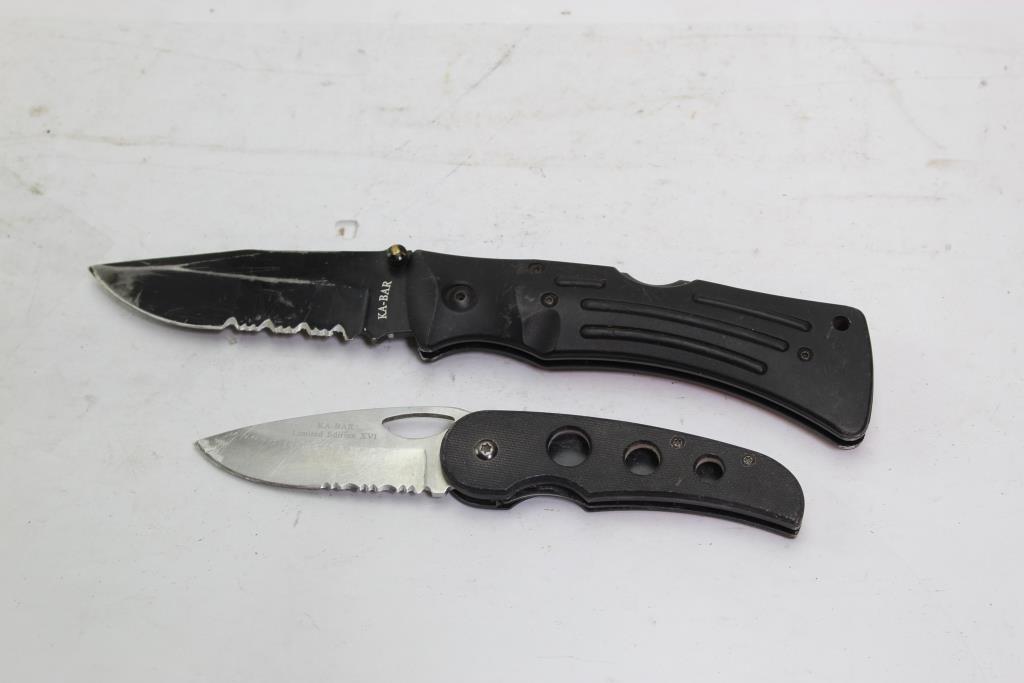 KaBar Folding Knives, 2 Pieces Property Room