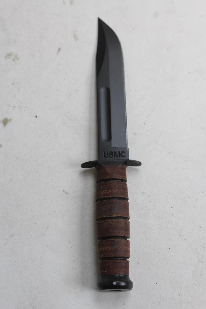 KaBar USMC Fixed Blade Knife Property Room