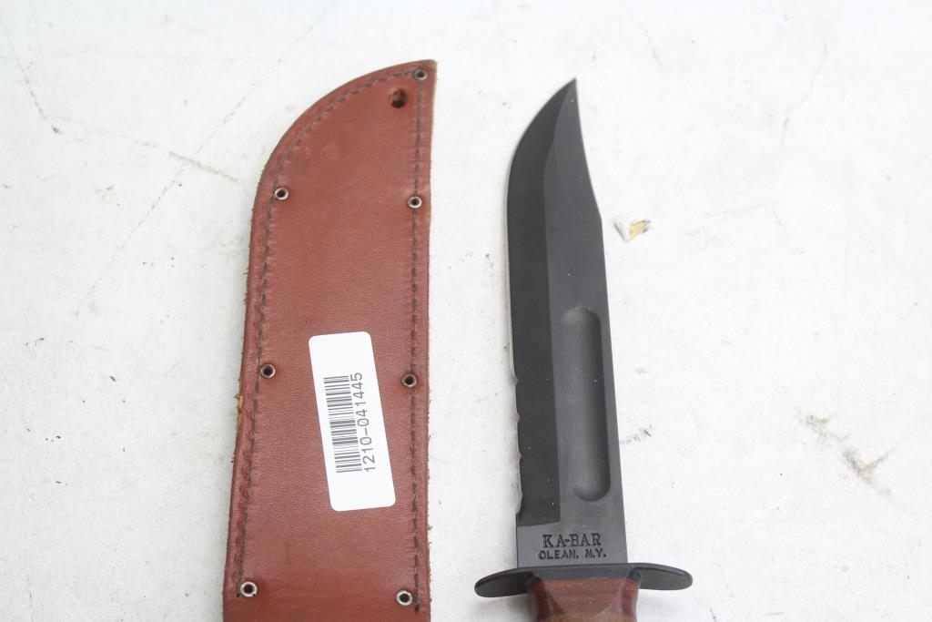 KABAR USMC Fixed Blade Knife Property Room