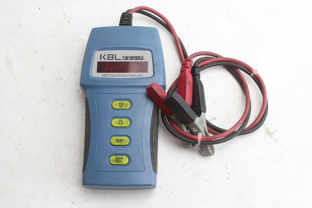 Kal Equip 8300 Digital Battery Tester Plus Property Room